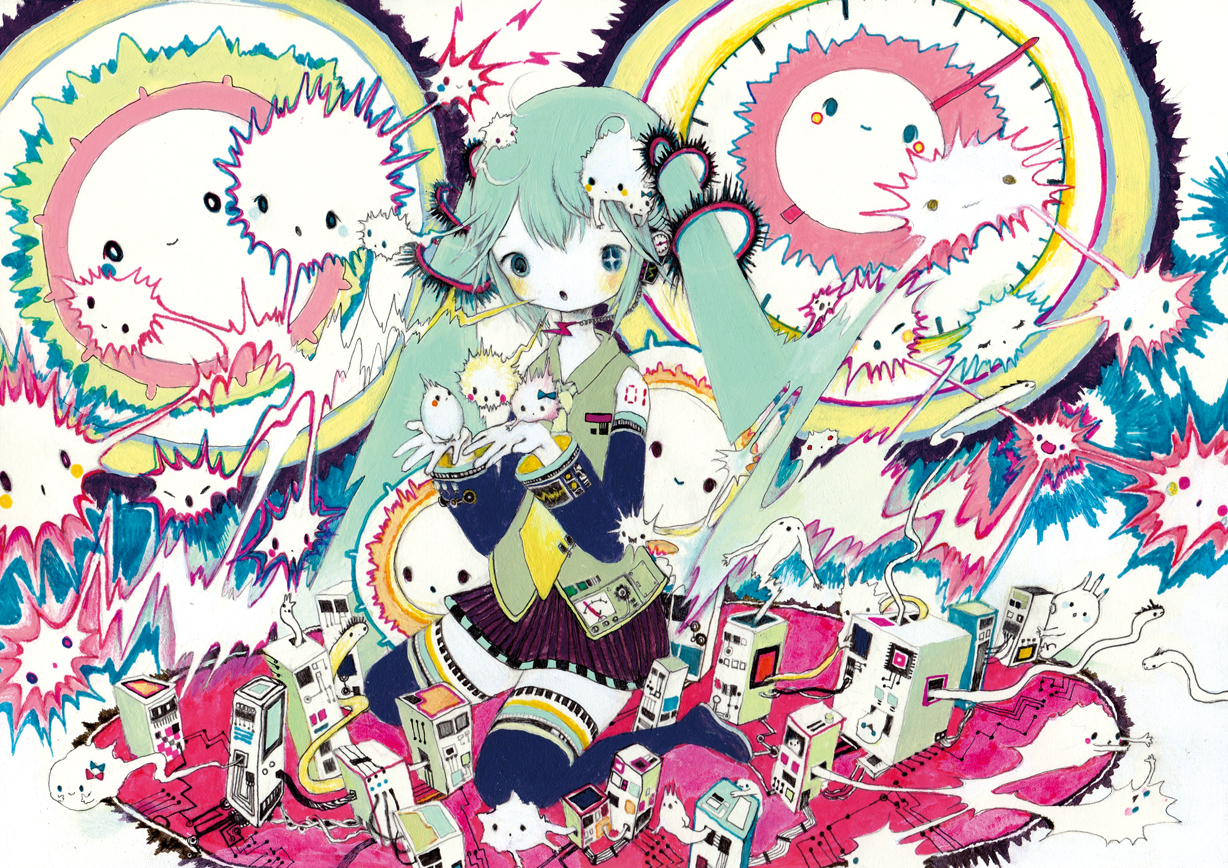 CD「MIKU-MIXTURE」　きくお×アトルス コラボレーション楽曲「なきむしでんき」のイメージ画